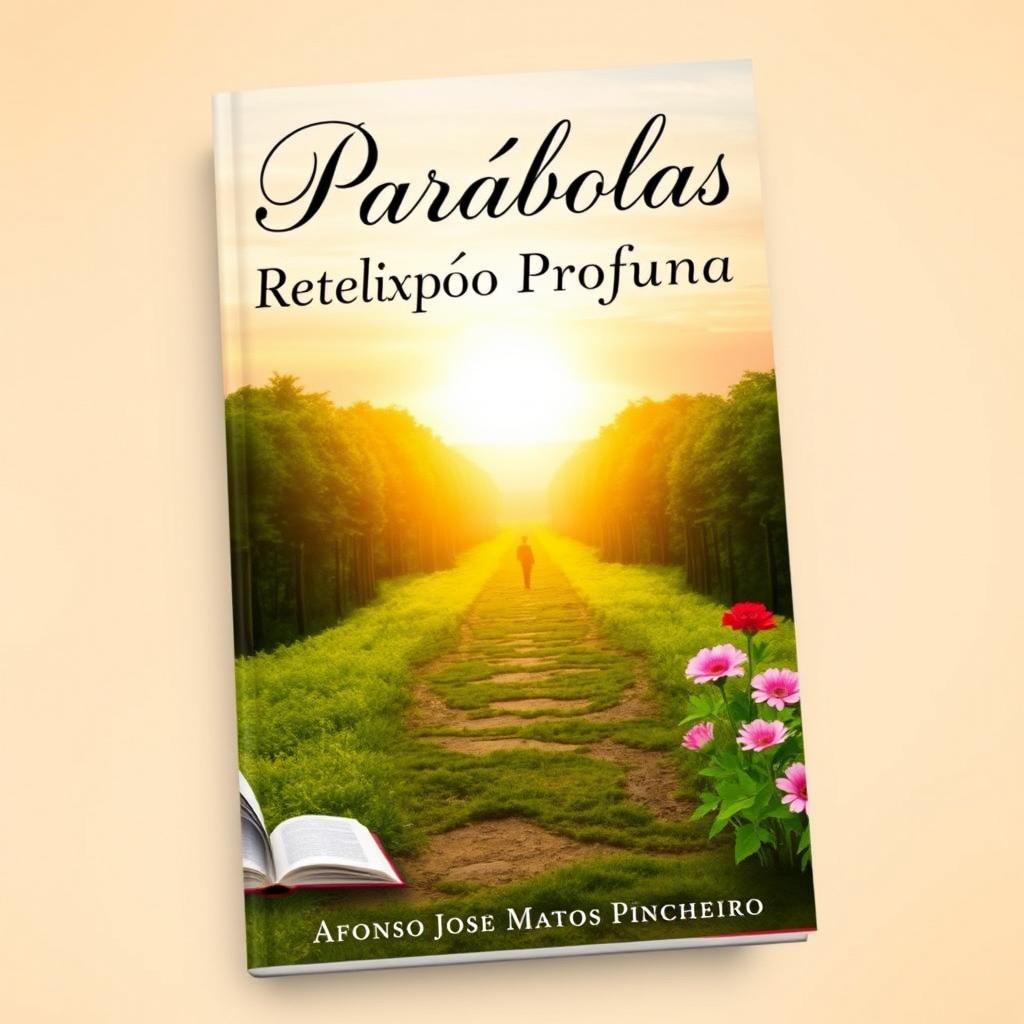 A book cover for 'Parábolas Reflexão Profunda' by Afonso José Matos Pinheiro