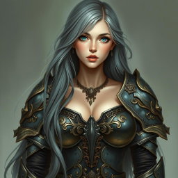 A busty, innocent, and delicate beautiful Ukrainian cleric of the life domain