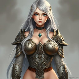 A busty, innocent, and delicate beautiful Ukrainian cleric of the life domain