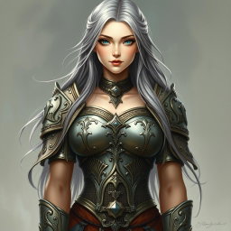 A busty, innocent, and delicate beautiful Ukrainian cleric of the life domain