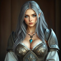 A busty, innocent, and delicate Ukrainian cleric of the life domain, portrayed as a beautiful and shy young woman