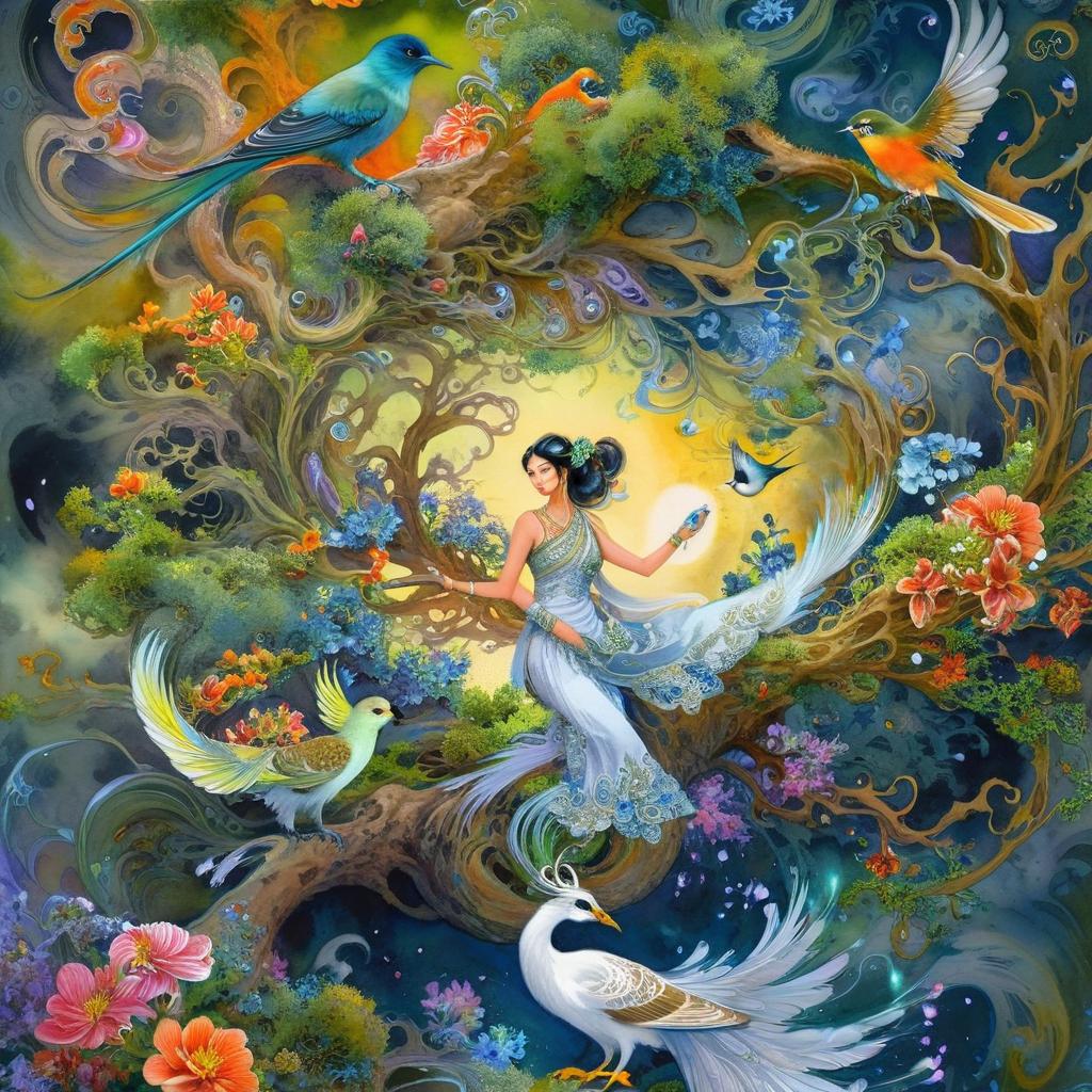 Enchanting Fairy and Mermaid Encounter