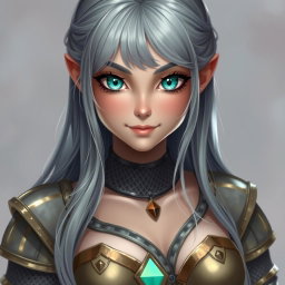 A realistic photo of a beautiful and delicate cleric of the life domain, featuring a kind, caring face with a gentle smile