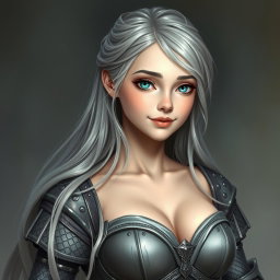 A realistic photo of a beautiful and delicate cleric of the life domain, featuring a kind, caring face with a gentle smile