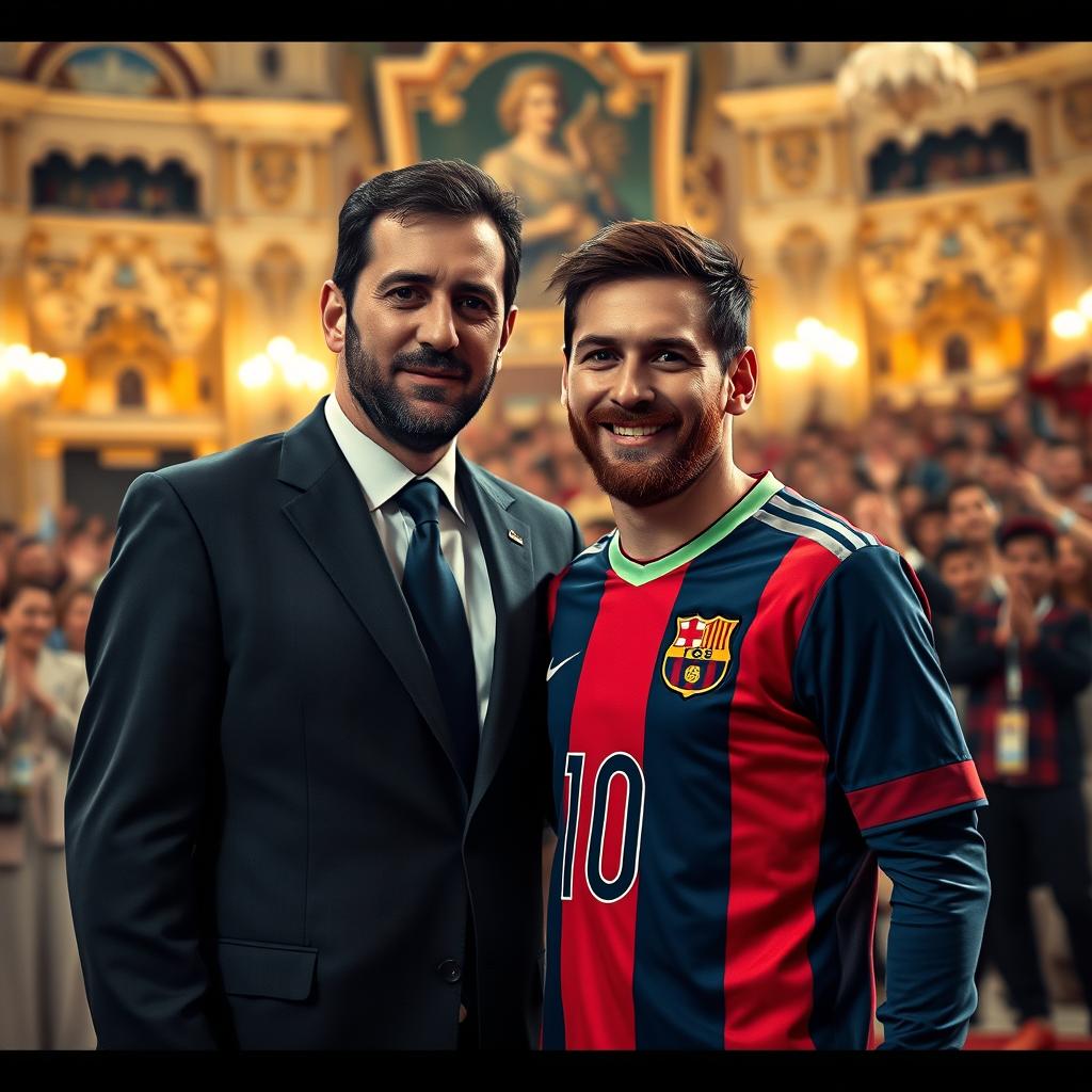 Surreal Encounter: Assad Meets Messi