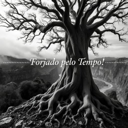 A hyper-realistic black-and-white image of a rugged landscape deeply rooted in nature