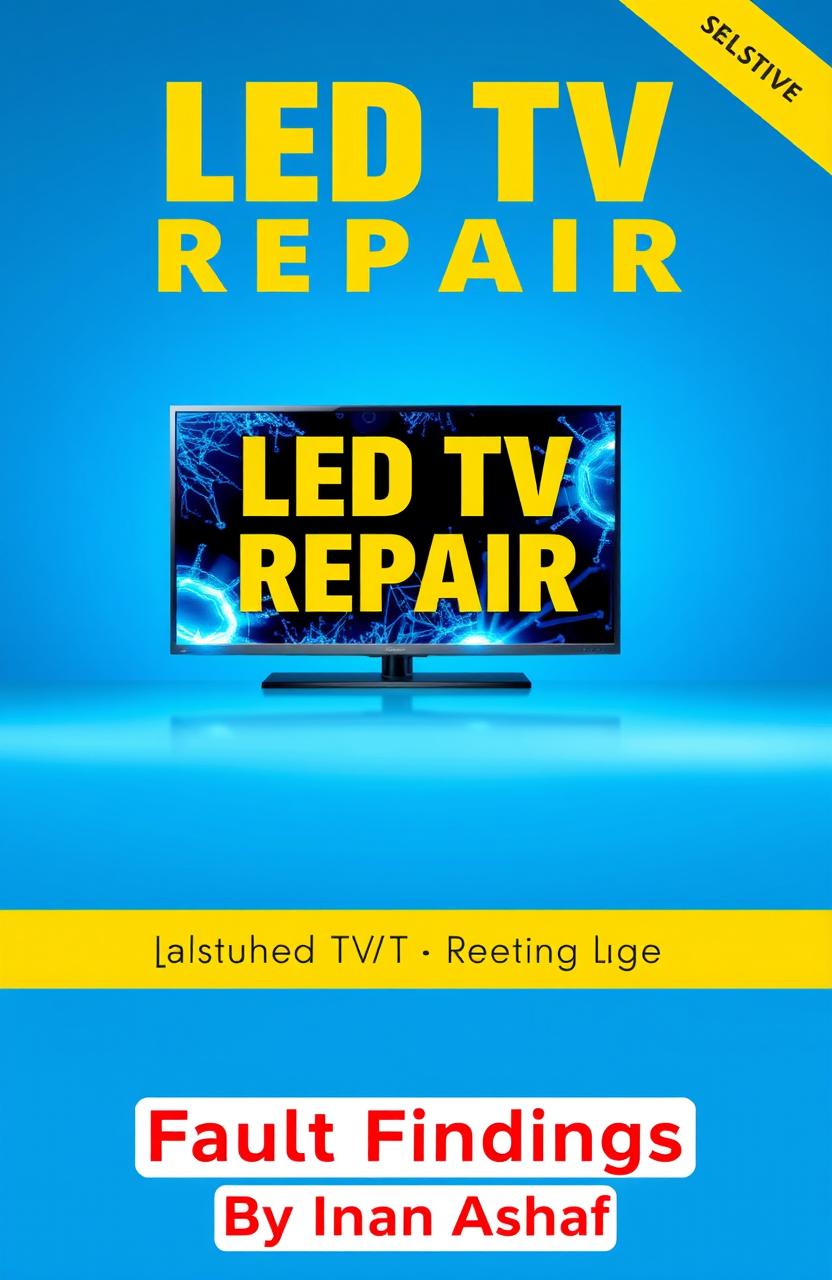 An ebook cover design featuring a striking LED TV image that captures attention
