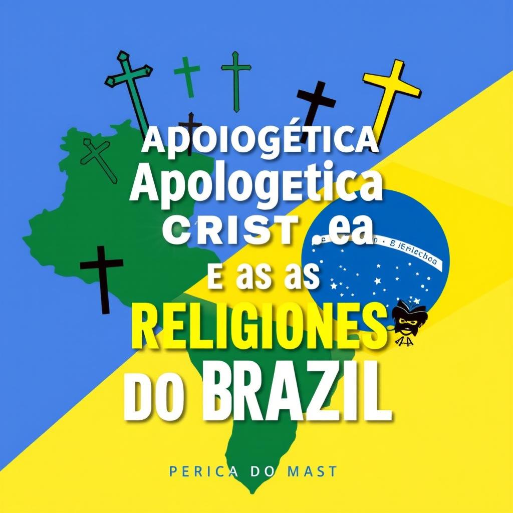 Capa de e-book cristão focada no tema 'Apologética Cristã e as Religiões do Brasil'