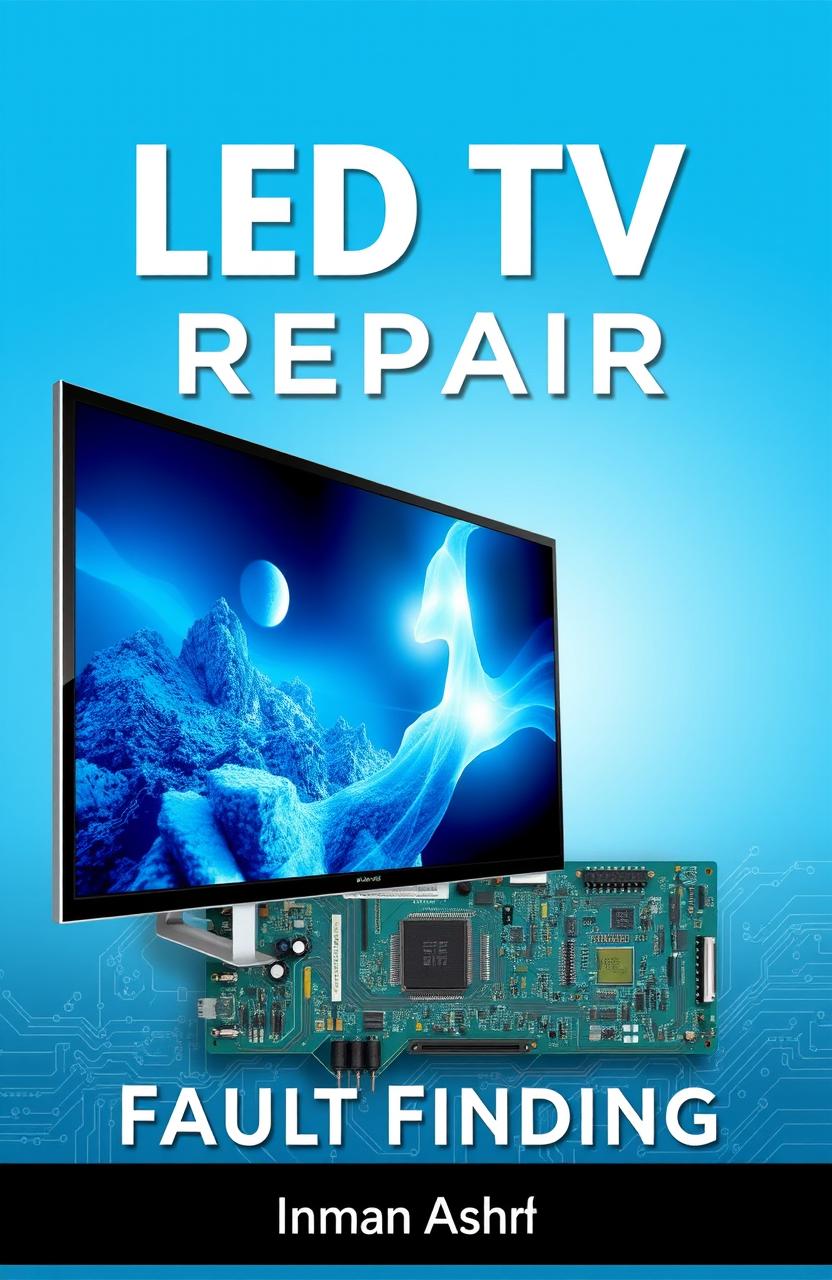 An ebook cover design showcasing an ice blue color palette