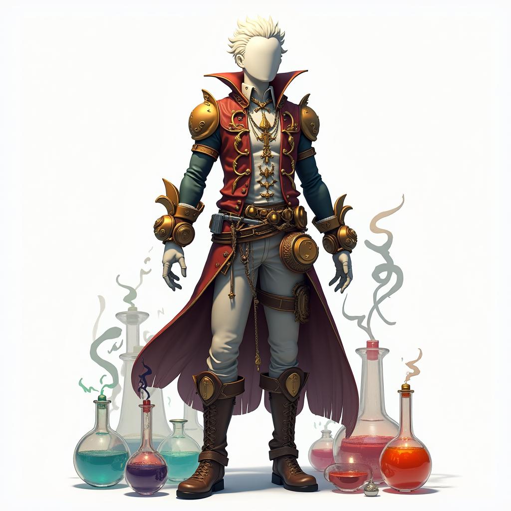 Enchanting 3D Alchemist: A Fusion of Art and Alchemy