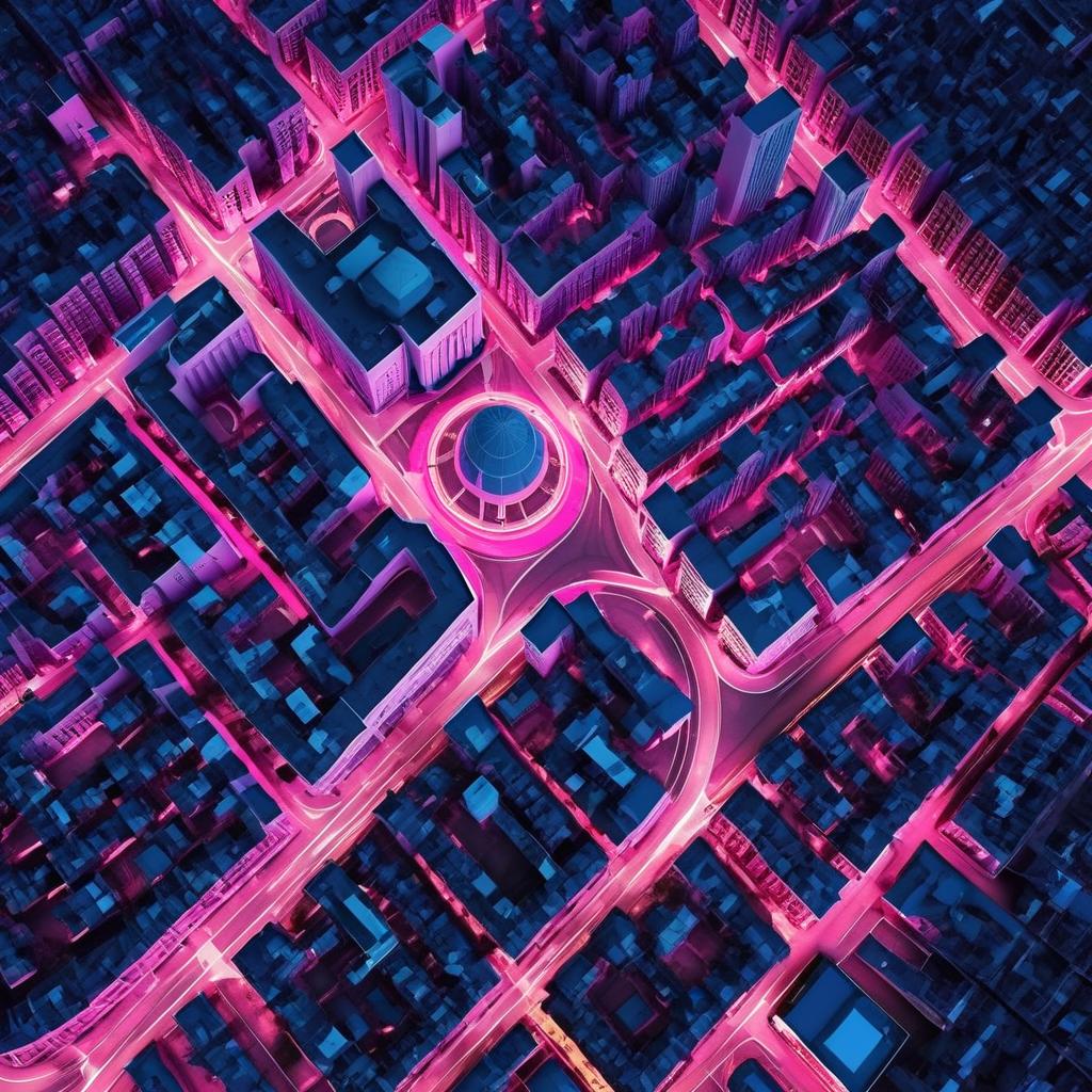 Dive into the Neon Urban Nightlife