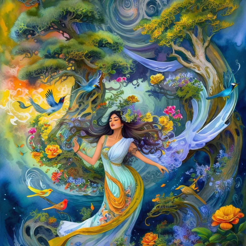 Enchanting Mermaid Deity Artwork