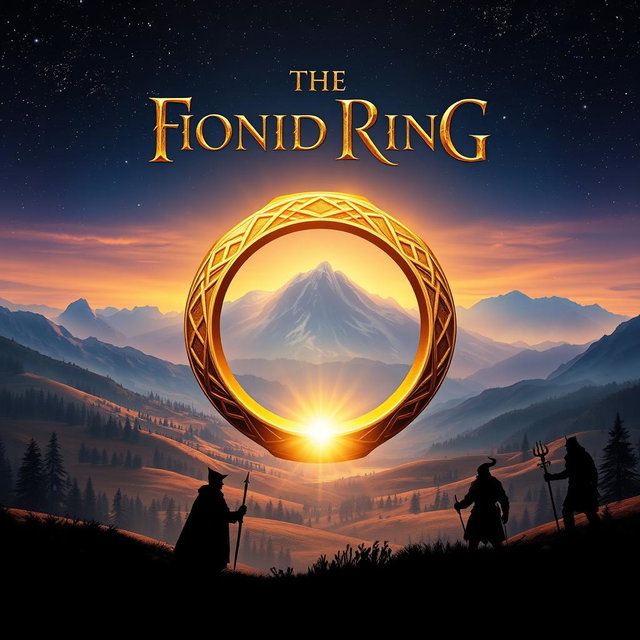 A stunning movie poster for a fantasy epic inspired by mythical elements