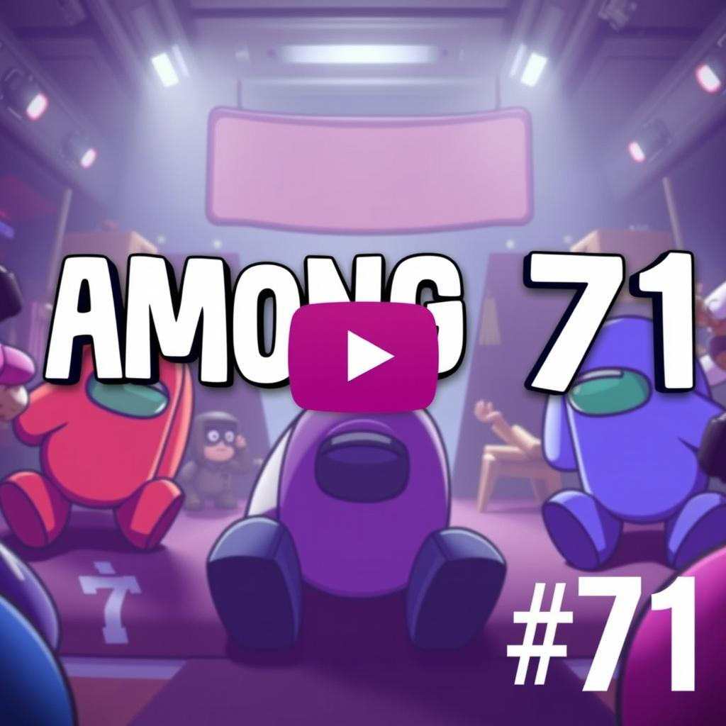 A vibrant YouTube thumbnail for a gameplay video, featuring the text 'Gameplay 71' in bold, eye-catching typography