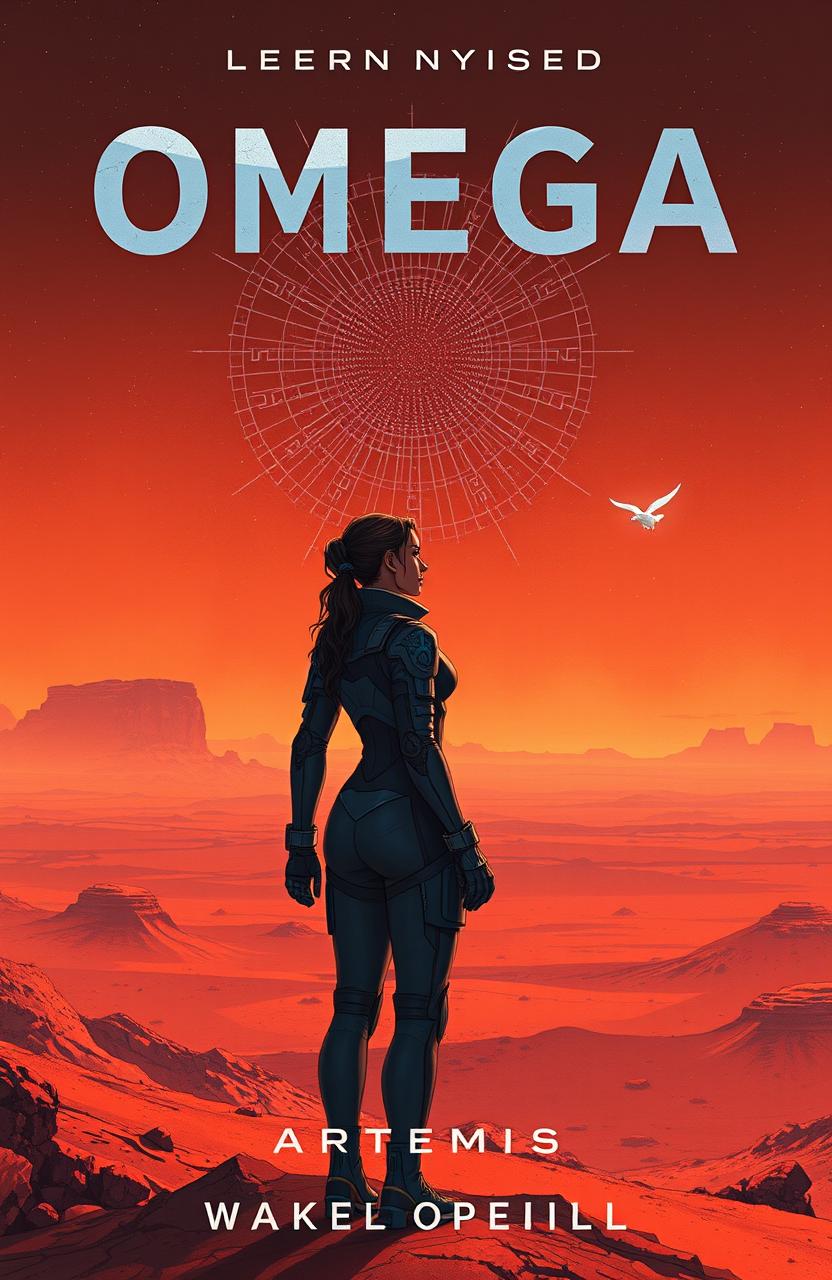 A breathtaking cover illustration featuring a sweeping view of Mars with a warm, dusty hue