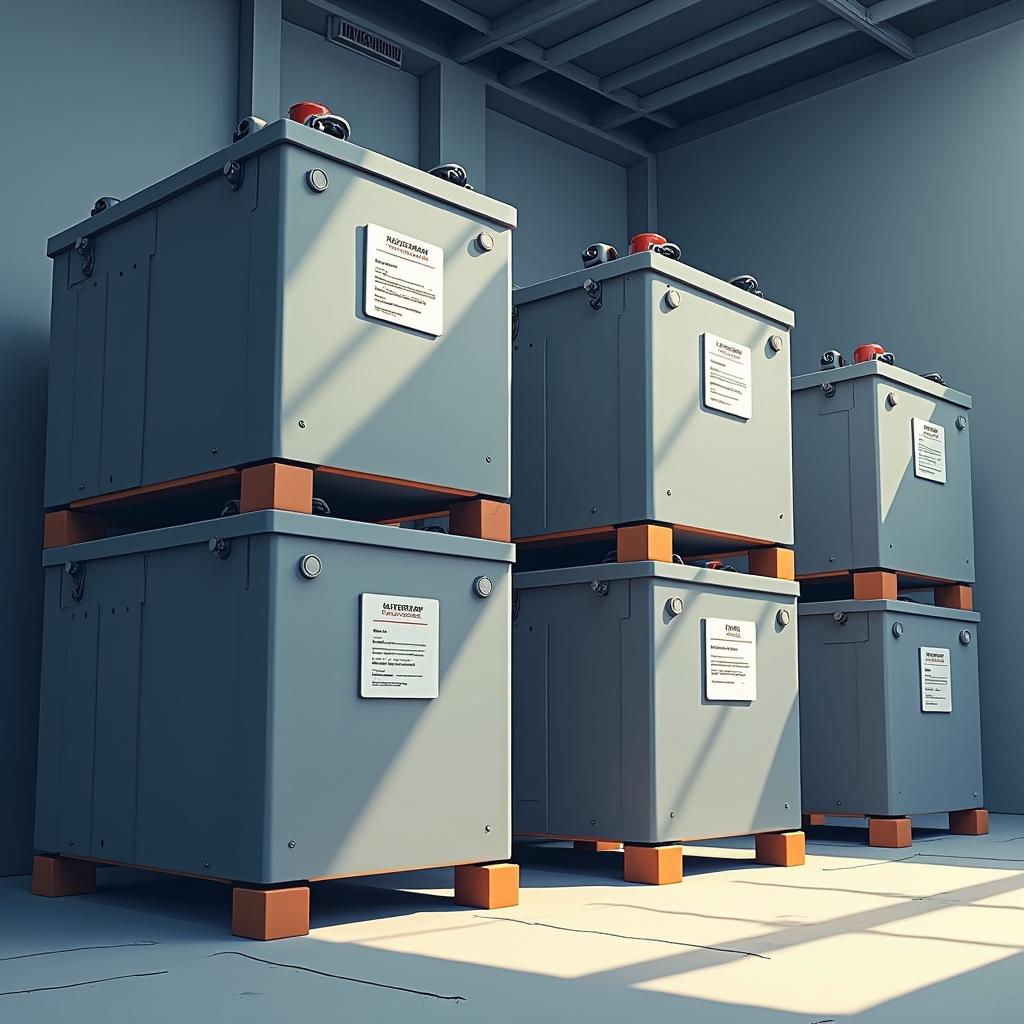 Explore a Cutting-Edge Battery Storage Area