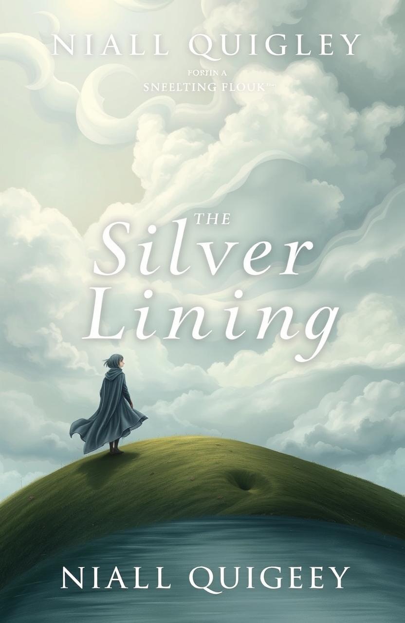 A highly detailed, stylized cover design for 'The Silver Lining' by Niall Quigley