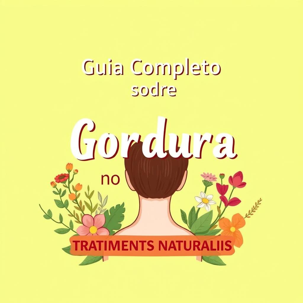 Capa de ebook colorida e atraente para um guia completo sobre gordura no fígado e tratamentos naturais, apresentando um fundo verde suave, simbolizando saúde e natureza