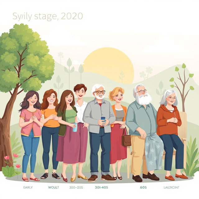 Visual Journey: The Stages of Adulthood