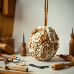 A beautifully crafted handmade item, showcasing intricate details and artistry
