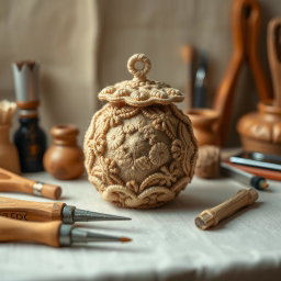 A beautifully crafted handmade item, showcasing intricate details and artistry