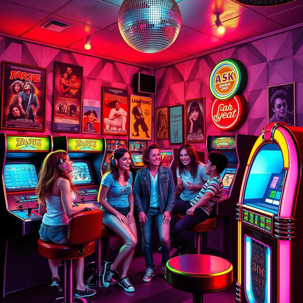 Step Back into the 80s: Retro Arcade Vibes