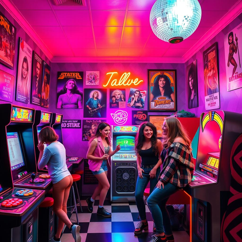 Step Back into the 80s: Retro Arcade Vibes