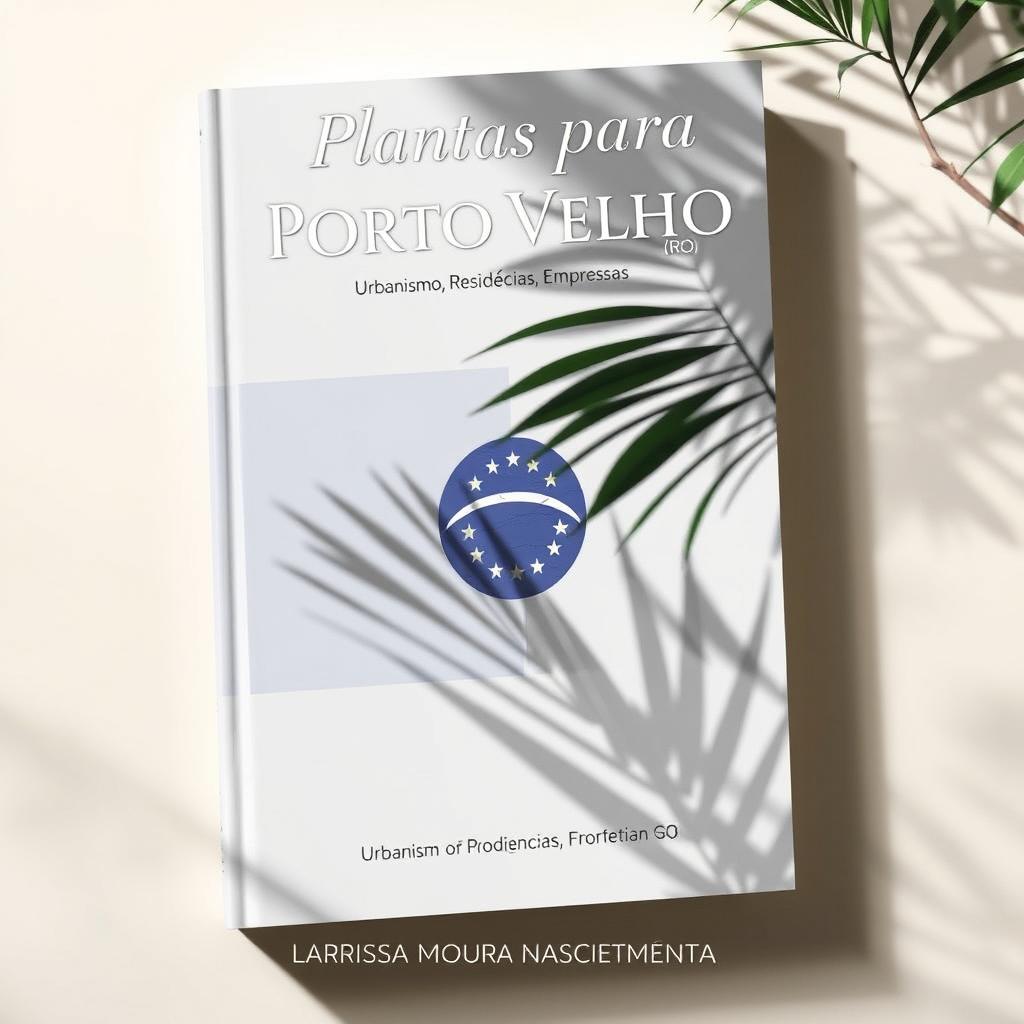 A book cover for 'Plantas para Porto Velho/RO - Urbanismo, Residências, Empresas' by 'Larissa Moura Nascimento'