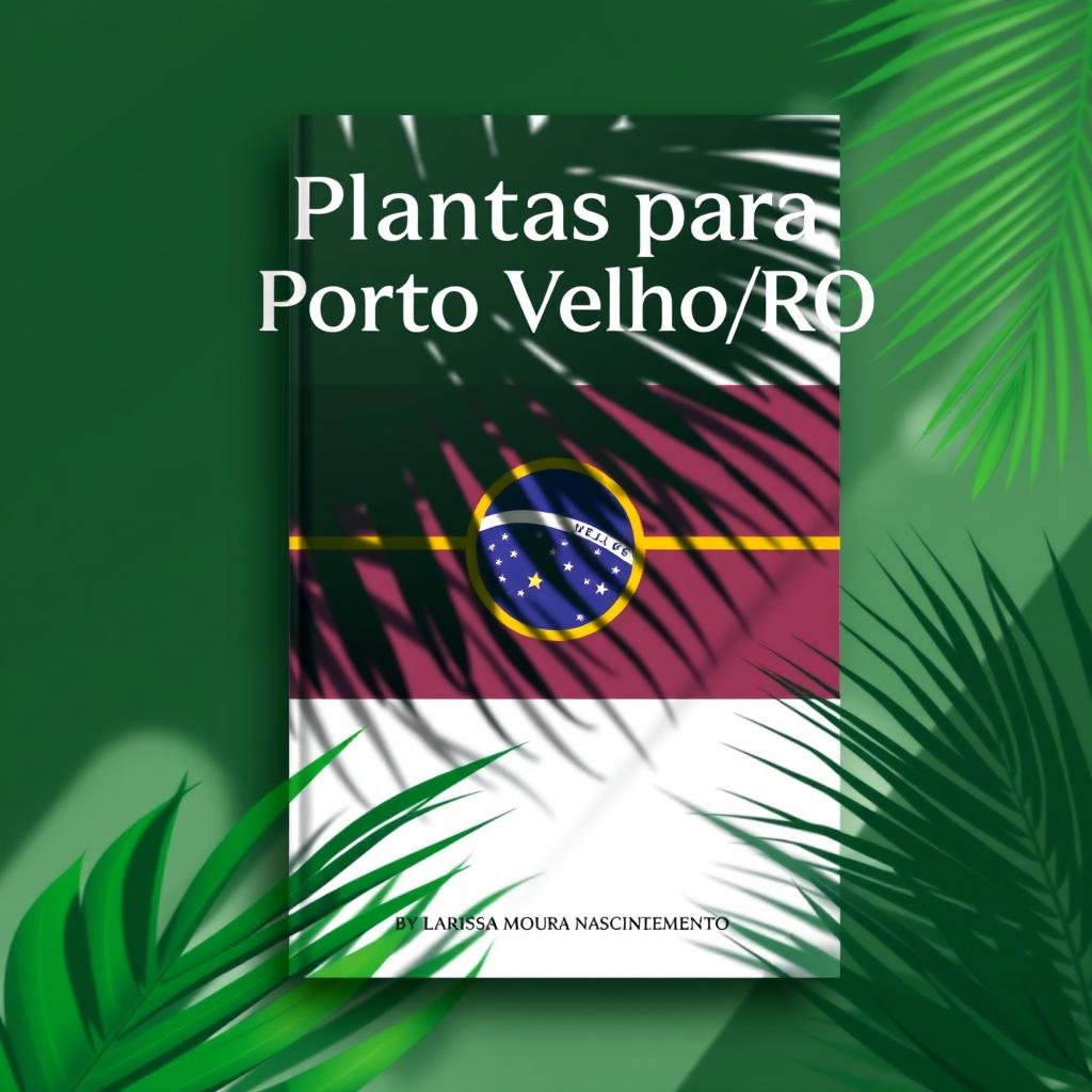 A book cover for 'Plantas para Porto Velho/RO - Urbanismo, Residências, Empresas' by 'Larissa Moura Nascimento'