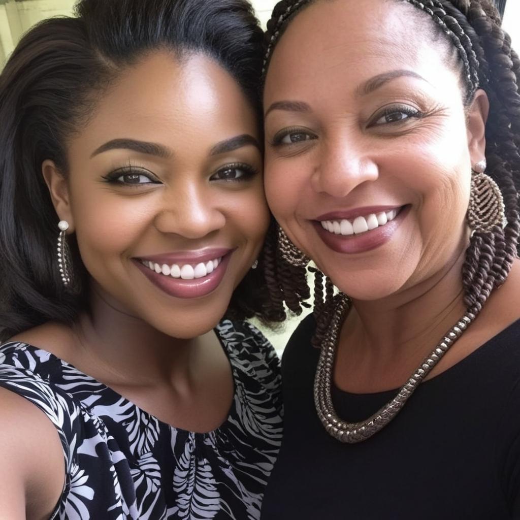 Cherished Moments: Mother & Daughter Smiles