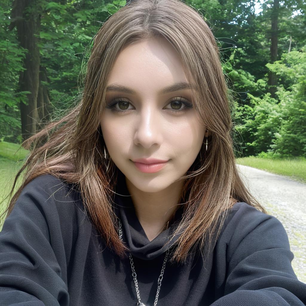 Casual Park Selfie: Embrace Your Everyday Style