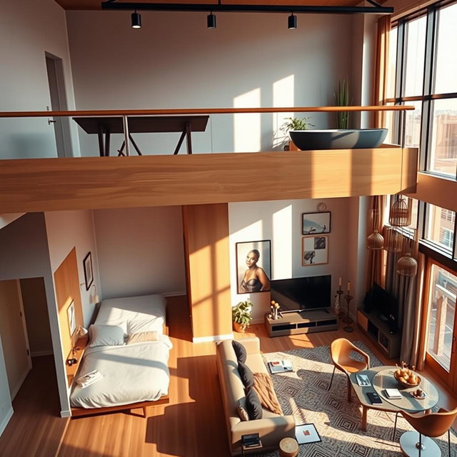 Stylish Loft Living: Modern Apartment Design