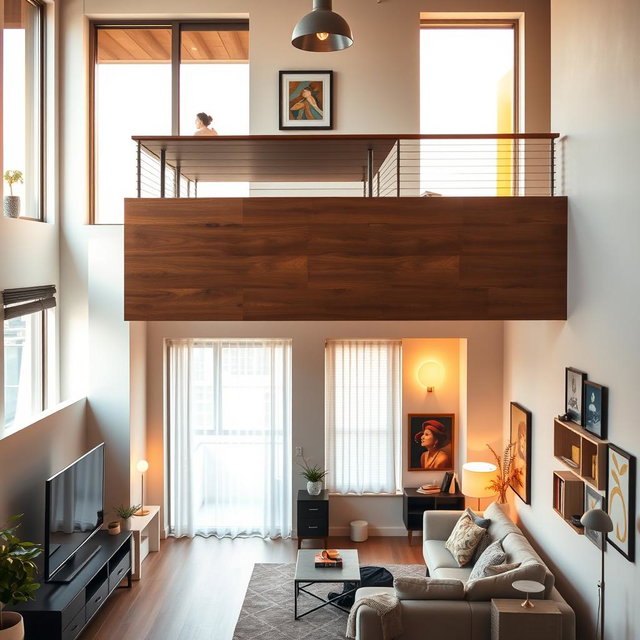 Stylish Loft Living: Modern Apartment Design