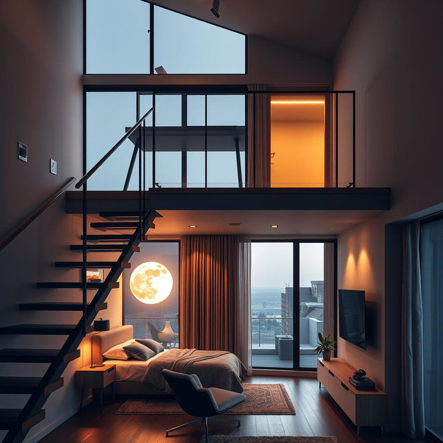 Stylish Loft Living: Modern Apartment Design