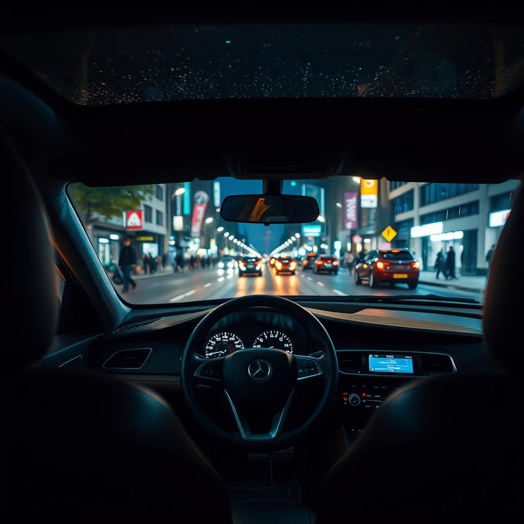 Cozy Drive: A Peek from the Driver's Seat