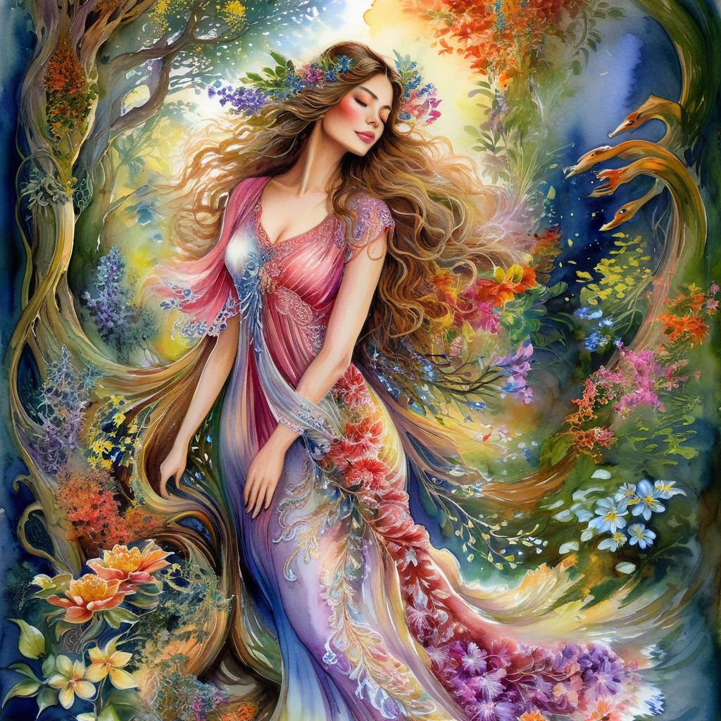 Enchanting Fairy Mermaid Art: A Divine Beauty