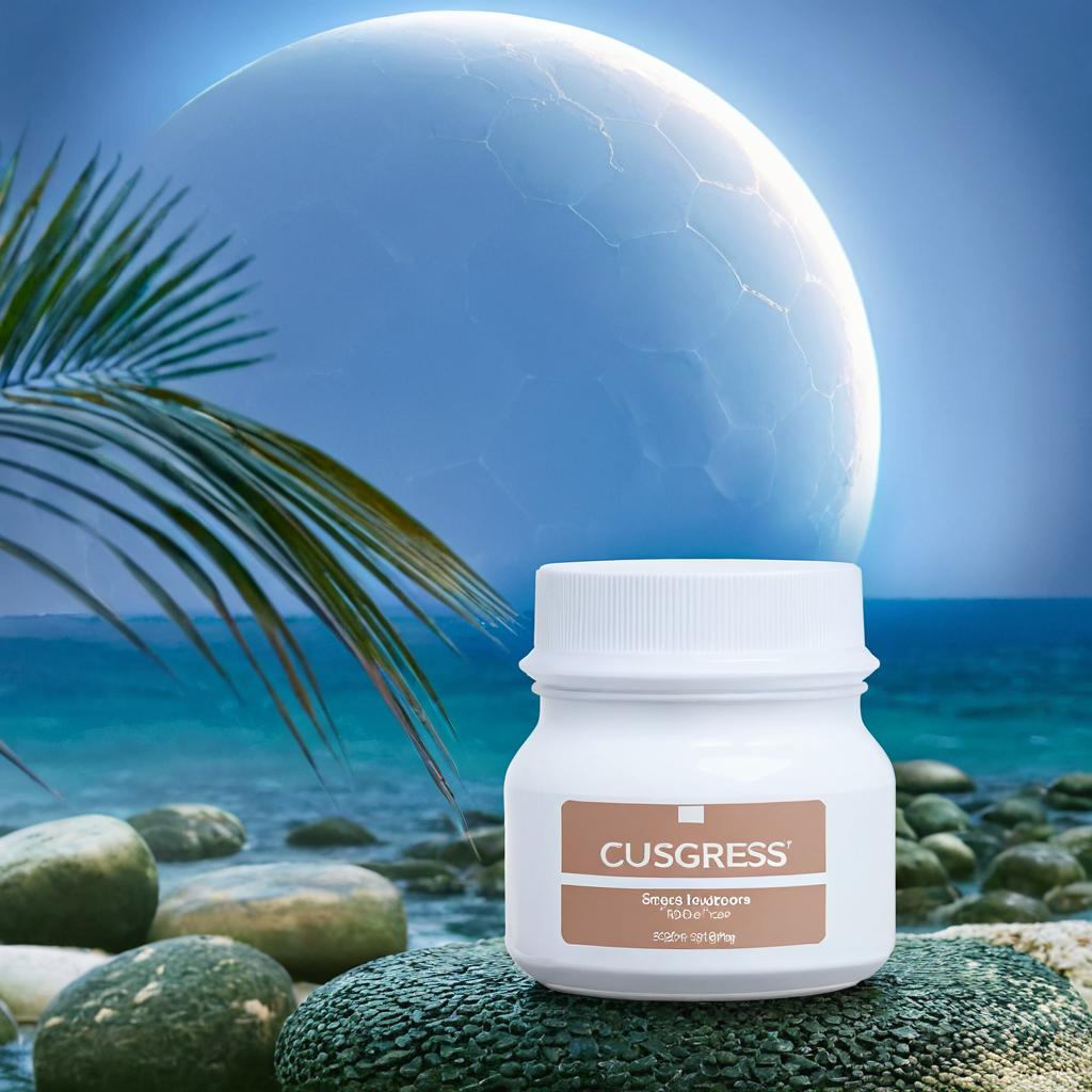 Illuminate Your Beauty: Serene Cosmetic Cream by the Sea
