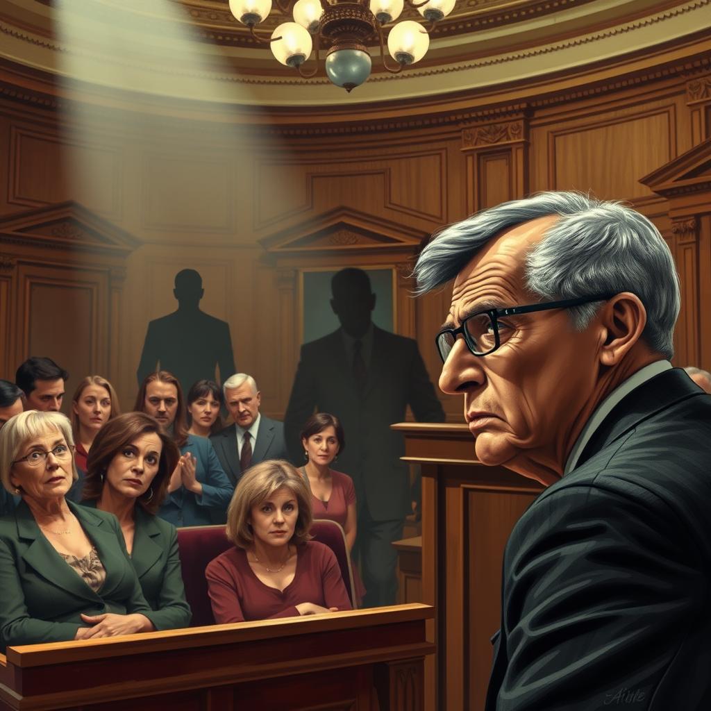 Tension Unleashed: The Courtroom Confrontation