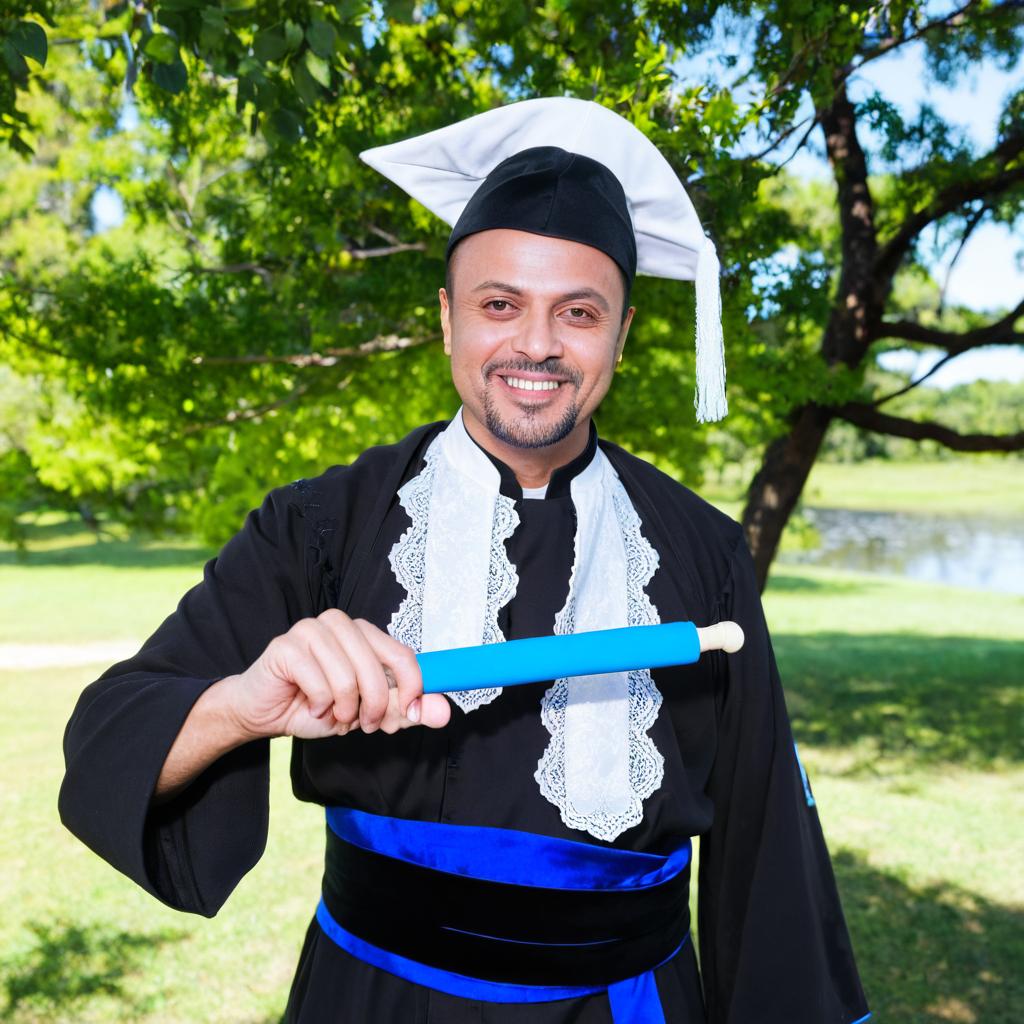 Celebrate Your Achievement: Joyful Graduate Moment