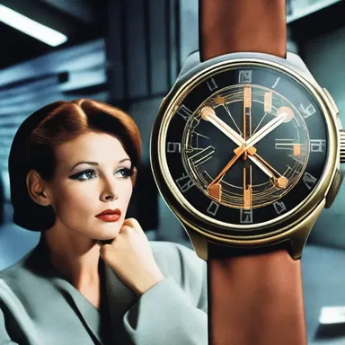 The science fiction movie featured futuristic analog watches that could synchronize with one's thoughts.