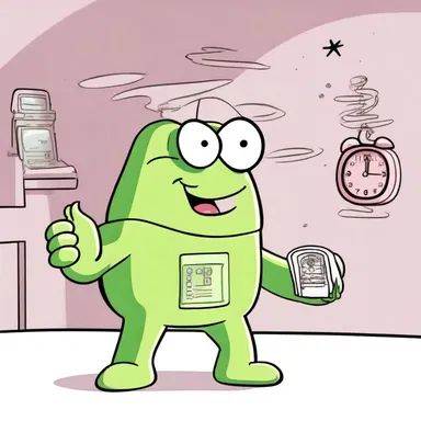 In the cartoon episode, the character used his analog watch to communicate with aliens from another planet.