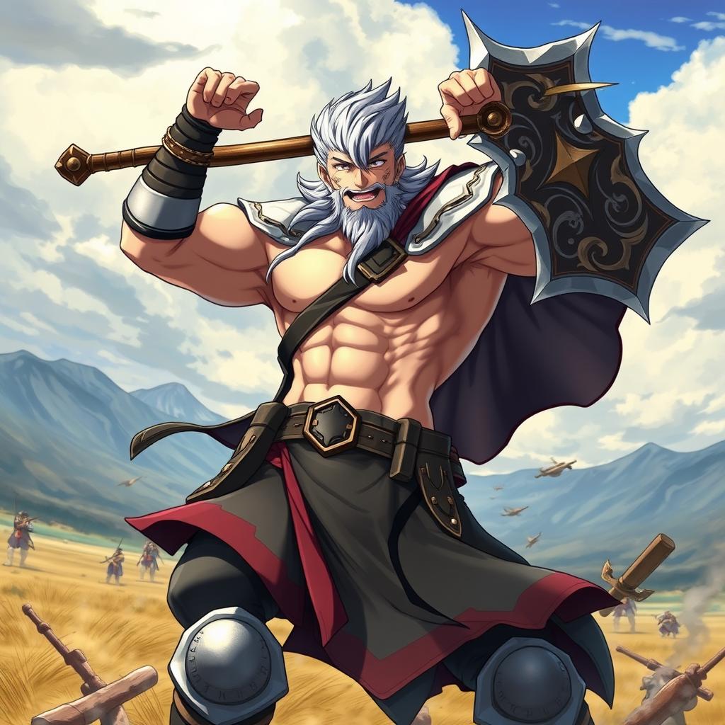 Epic Vaike in Action: A Heroic Fire Emblem Scene