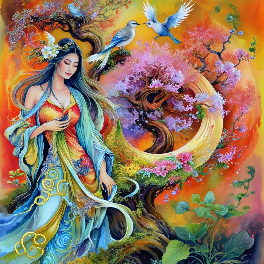 Enchanting Mythical Fairy Woman