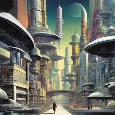 I enjoy how as an analogist, I can identify common themes and concepts in various science fiction novels.