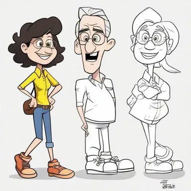An analogist cartoon enthusiast may notice similarities in character design across different animated shows.