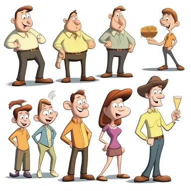 An analogist cartoon enthusiast may notice similarities in character design across different animated shows.