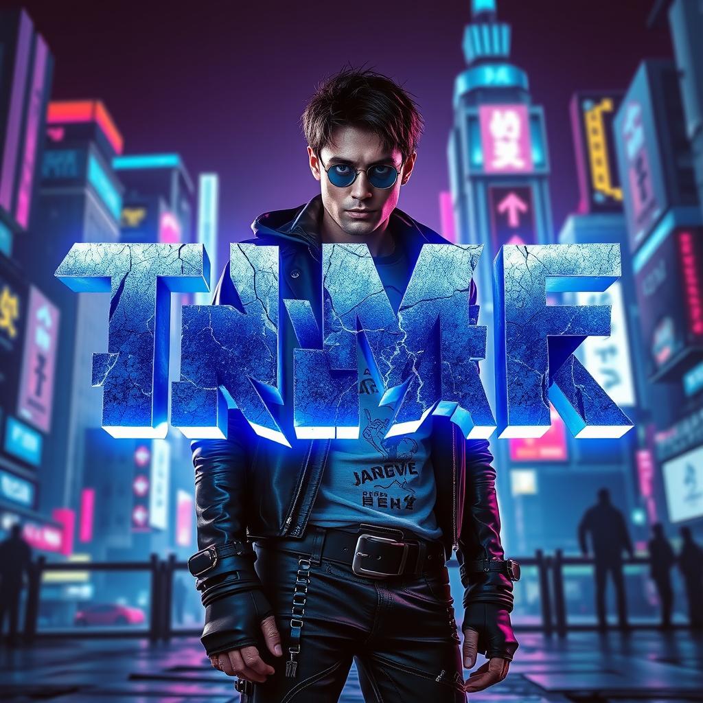 A cinematic poster titled 'TIME BREAK' displayed prominently in bold, metallic font that appears fractured and cracked, symbolizing disruption and rebellion
