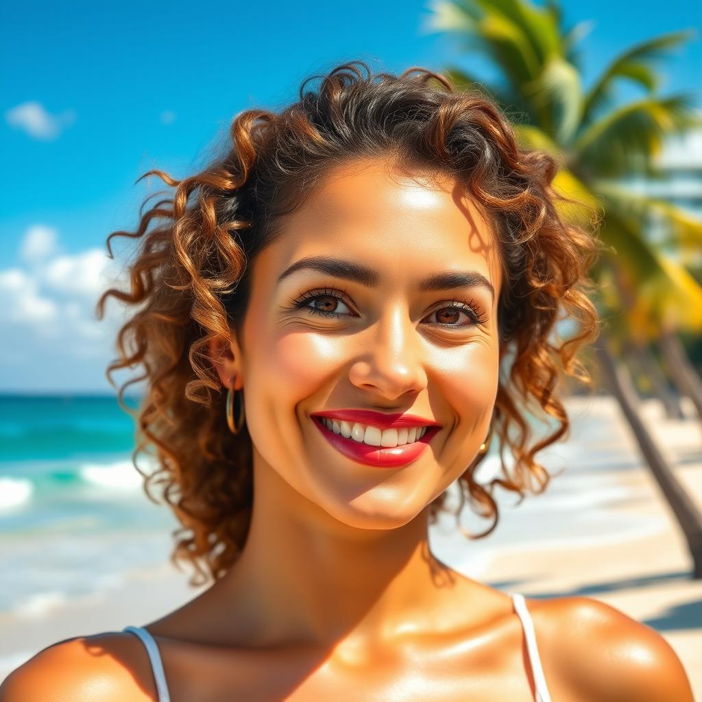A woman named Marisol who adores nature, the beach, and sunshine