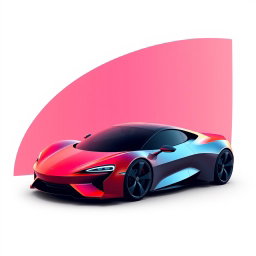 A sleek and modern car profile picture designed for a Scratch MIT project