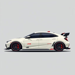 A stylish JDM (Japanese Domestic Market) car profile picture designed for a Scratch MIT project